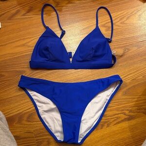 Sky Royal Blue Women's Bikini Set
